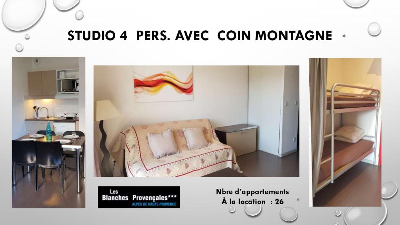 Bed and Breakfast Les Blanches Provencales Selonnet Exterior foto